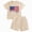 R415-White, variant on NOLDARES Little Boy Outfit Short Sleeve Round Neck T-Shirt and Casual Shorts with Pockets 2Pcs Set American Flag 4th of July Independence Day Summer(Black,18-24 M)