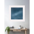 thumbnail image 2 of Stormy Sky-Pastel Blue Abstract Poster Wall Art, Modern Wall Decor, 30x30 UNFRAMED, 2 of 3