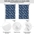 thumbnail image 2 of Wukai Sea Sharks Garden Flags Double Sided Welcome Garden Yard House Flags Outside Outdoor House (Only Flag), 2 of 8