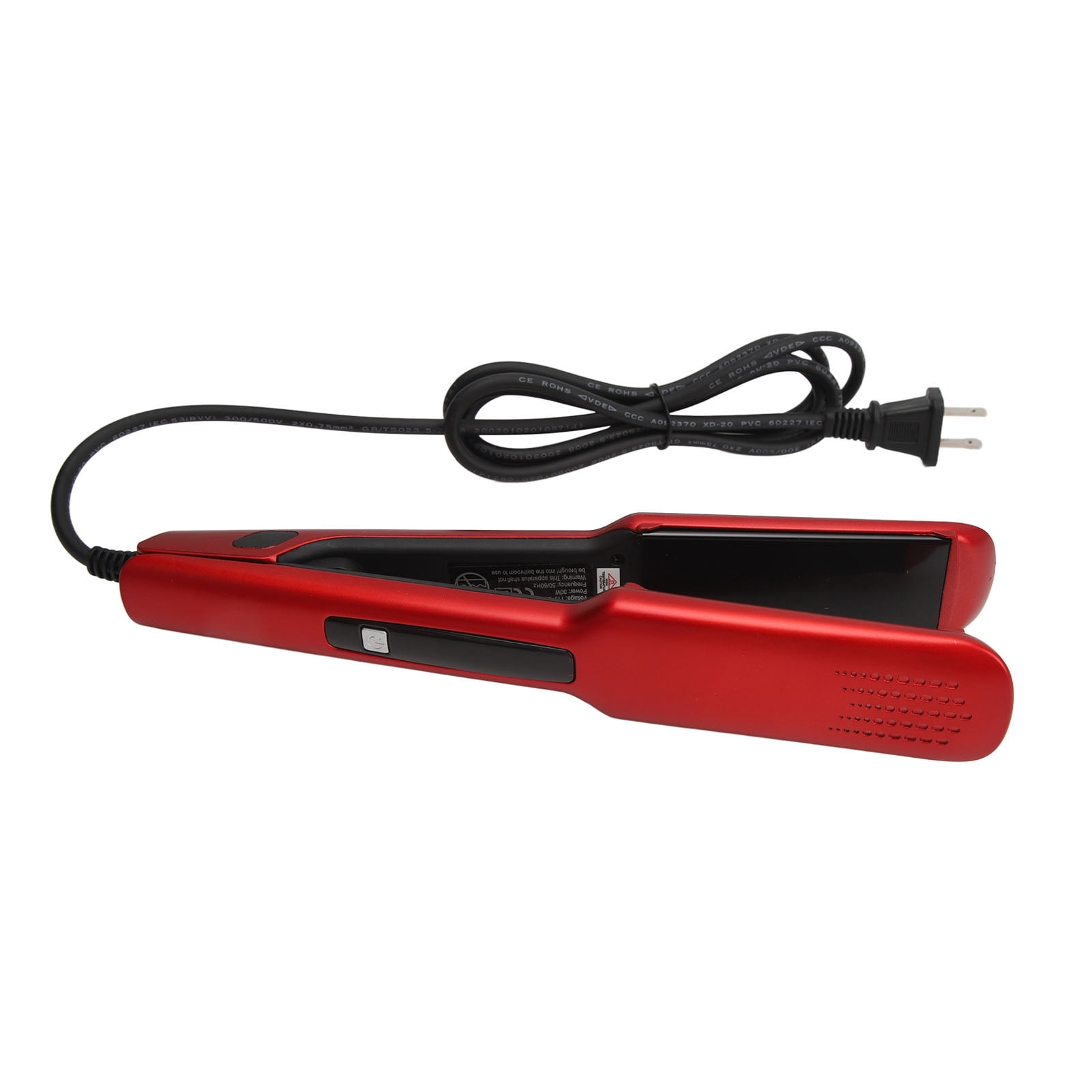 Hair Curler Waver, Multipurpose Hair Straightener US Plug 110-220V Beauty Tool Alloy  for Home Red