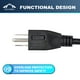 thumbnail image 4 of Ventilador de Suelo Tech Drive Alta Velocidad 30 cm 3 Velocidades Negro, 4 of 8