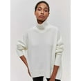 thumbnail image 1 of Ropa de mujer personalizada Suéter de fiesta europeo y americano Suéter suelto popular de cuello alto medio para otoño e invierno, 1 of 5