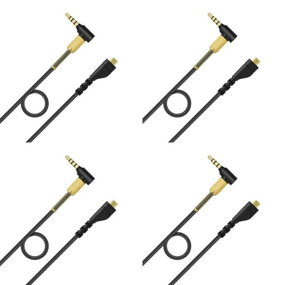 4X Cable de Repuesto para Auriculares de Audio para 5 3 Pro Wireless Gaming Headphones 4.9Ft Cable