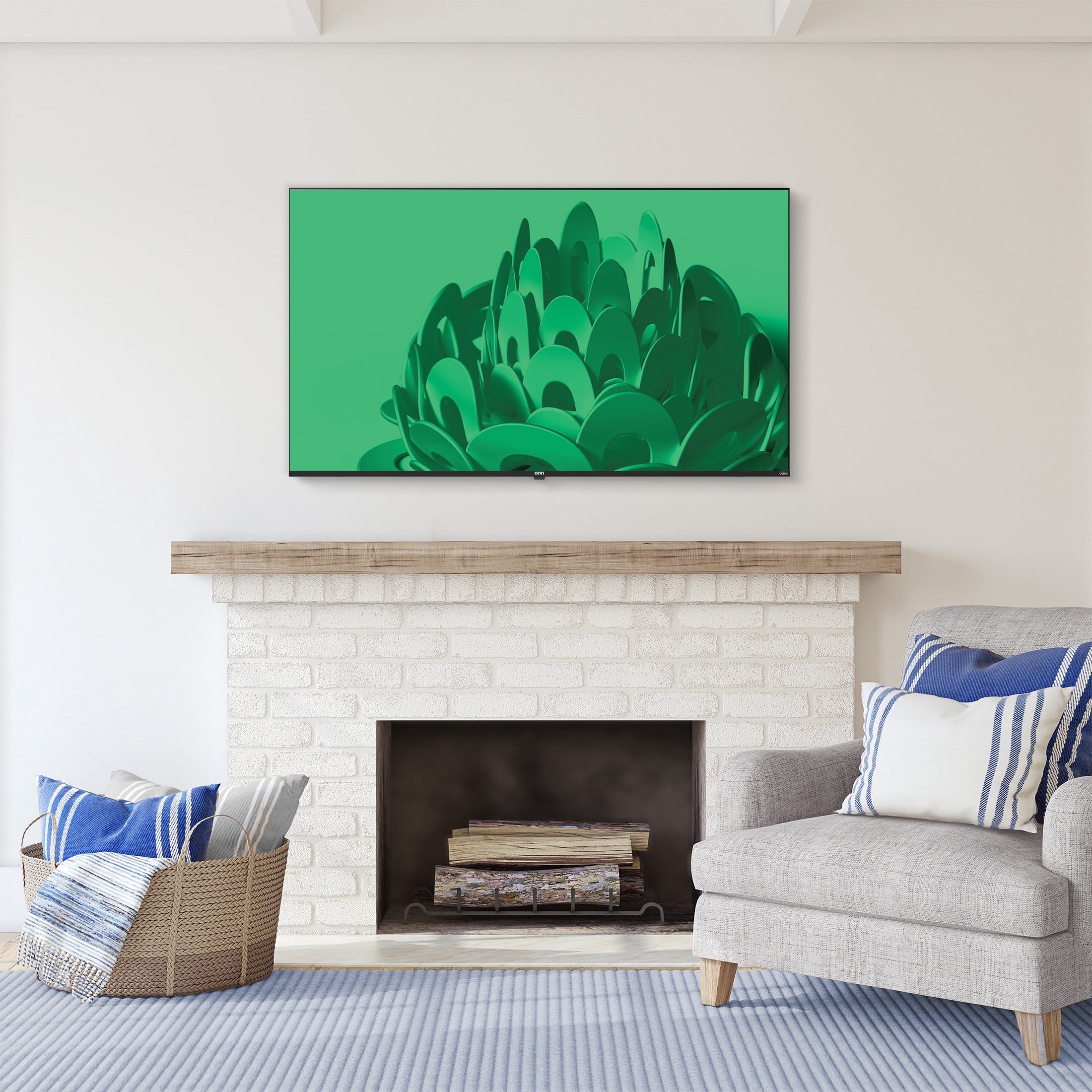 onn 50" Class 4K UHD Powered by VIZIO Smart Television, 50S4V1