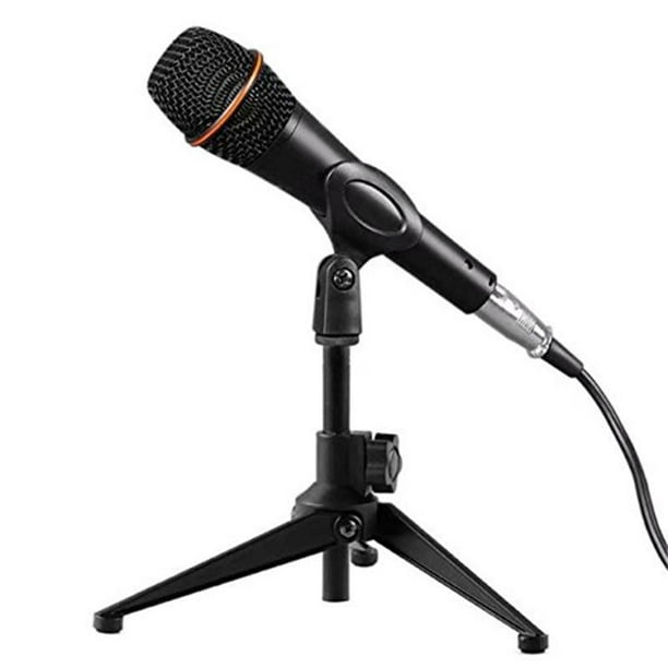 Butwevi Support de trépied de microphone de bureau pliable