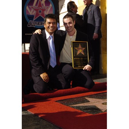 George Lopez And Freddie Prinze, Jr. At The Ceremony Unveiling Freddy ...