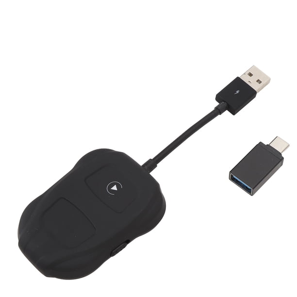 Adaptador Inalámbrico CarPlay, Conversión De Cable A Inalámbrico, Auto CarPlay Dongle, WiFi De 2,4 GHz 5 GHz, BT 5.0, USB, Tipo C, Plug Play Para IOS 6+, 11+