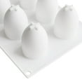 thumbnail image 4 of Raindrops Baking Tools Cake Mold White Silicone Baking for Home Baking 1Set, 4 of 8