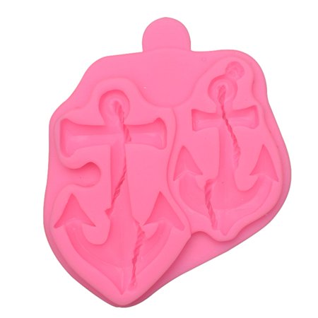 

Younar Double Anchor Fondant Silicone Molds Cupcake Cake Decorating Tool