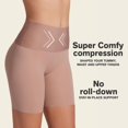 thumbnail image 2 of Shorts moldeadores Leonisa de cintura alta con control de abdomen, color marrón, 2 of 8