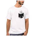 thumbnail image 3 of PENGXIANG T-Shirt Décontracté à Manches Courtes Imprimé Poche pour Femmes, 3 of 6