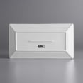 thumbnail image 2 of Acopa 13" x 7 1/4" Bright White Rectangular Porcelain Platter - 12/Case, 2 of 3