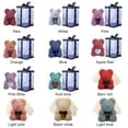 thumbnail image 4 of Oso rosa, flor Artificial de espuma, vida eterna para regalos del Día de San Valentín, decoración del hogar con caja de regalo, oso de peluche, 4 of 5