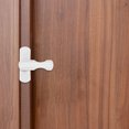 thumbnail image 4 of Miangastore Window Buckle Lock Anti-Theft Lock T Shaped Lock White Plastic 8 Sets/48pcs, 4 of 9