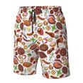 thumbnail image 4 of Pofeuu Cooking Bbq Prin Men's Swim Trunks Quick Dry Bathing Suit Swimming Board Shorts Mesh Lining Beach Swimwear-Large, 4 of 6
