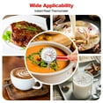 thumbnail image 2 of Pocket Instant Read Meat Thermometer Stainless Steel Stem Cooking Thermometer Large Dial Candy/Deep Fry Thermometer with Protective Storage Sleeve for Meat Milk Tea Coffee 2Pcs, 2 of 6