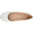 thumbnail image 7 of Women's Journee Collection Kavn Ballet Flat White Faux Leather 8.5 M, 7 of 7