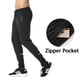 thumbnail image 3 of Pantalones para correr para hombre, pantalones deportivos reflectantes con cremallera para fútbol, pantalones deportivos de entrenamiento, pantalones deportivos para correr, pantalones de gimnasio, 3 of 5