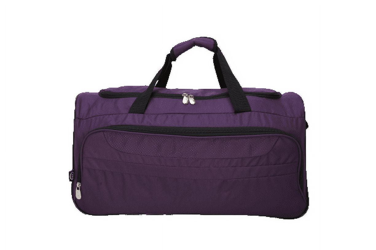 Protege 3 Piece Soft Side Luggage Travel Set including Suitcase, Duffel Bag, and Tote - Purple (Walmart Exclusive)