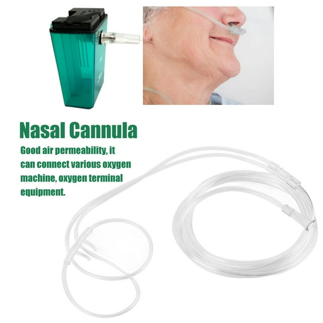 Cánula Nasal De Oxígeno, Cánula Nasal Universal Desechable De Doble Orificio Para El Hogar