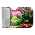 thumbnail image 6 of Awypu Windshield Sun Shade for Vehicle SUV Truck Protector - Trees Flowers Car Shades for Front Windows 55.12*29.92 in, 6 of 7