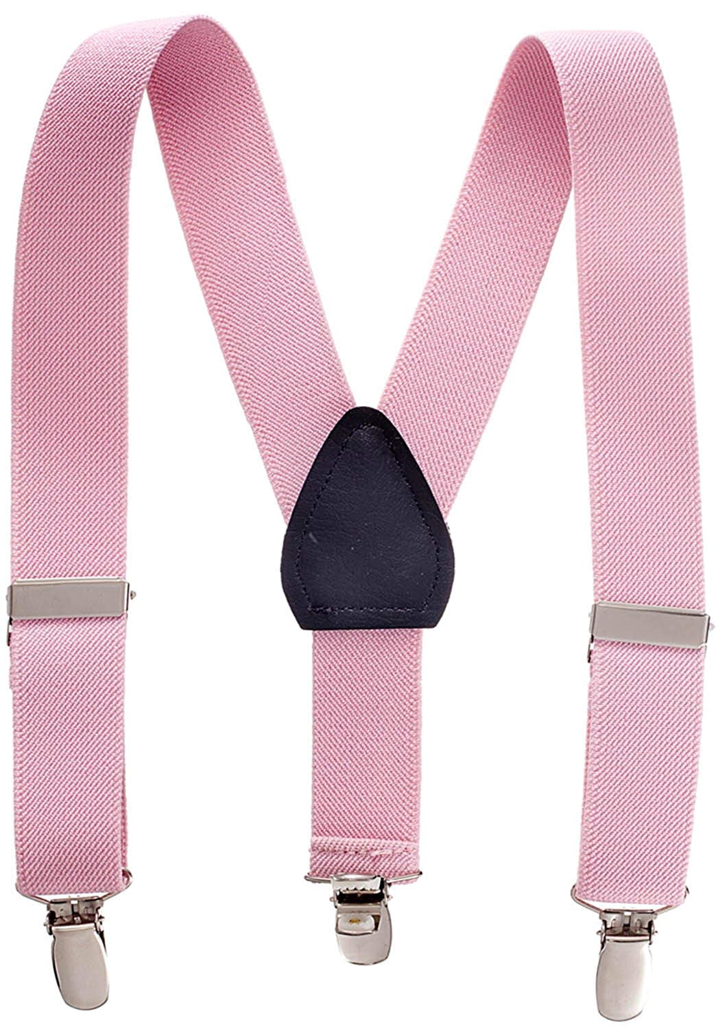Hold'em Bow Tie Set, Baby Pre-Tied Bow Tie, 1' Suspender for Toddler Kids - Light Pink