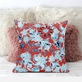 thumbnail image 3 of Flying Floral Paisley Indoor/Outdoor Pillow with Removable Cover in Red White Blue26x26, 3 of 6