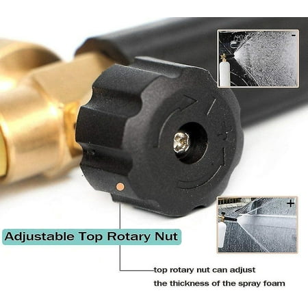 FOAM PRO TECHKAR schuimlans schuimpistool compatibel met Parkside Lavor hogedrukreiniger 1000ml 180bar