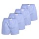 thumbnail image 1 of TOM TAILOR Men's Web Boxer Shorts, 4-pack - Puro algodón, Westside C, a cuadros Azul L (Large), 1 of 3