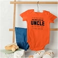 thumbnail image 4 of You Mess With My Uncle Romper Boys or Girls Infant Baby Brisco Brands NB, 4 of 6