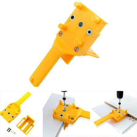Handheld Woodworking Doweling Jig Drill Guide Wood Dowel Drilling Hole