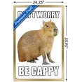 thumbnail image 3 of Capybara - Be Cappy Wall Poster, 22.375" x 34" Framed, 3 of 5