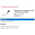 thumbnail image 2 of Fuel Filler Neck - Compatible with 1992 - 1996 Ford E-150 Econoline 1993 1994 1995, 2 of 2
