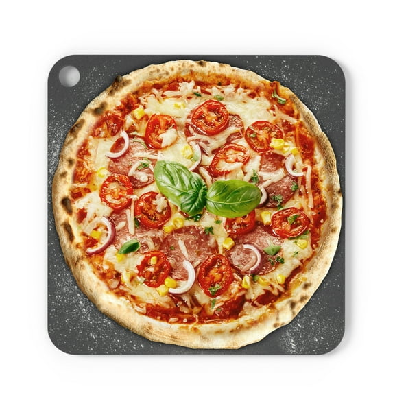 Chef Pomodoro Baking Steel Pizza Stone for Grill and Oven, Pre-Seasoned Baking Steel, Square, 13 x 13 x ¼"