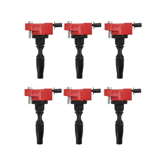 Ignition Coil Set 6 Piece - Compatible with 2017 - 2021 Chevy Colorado 3.6L V6 2018 2019 2020