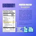 thumbnail image 5 of Legendary Foods Blueberry Protein Pastry, 20g Protein, 4 Pack, Keto Friendly, Gluten Free, 5 of 11