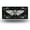 Monochrome Moth with Floral Frame, variant on Monochrome Moth with Floral Frame Front License Plate, Funny Standard Plates Personalized Novelty Decorative For Men/Women/Boys/Girls Car 6×12 Inch