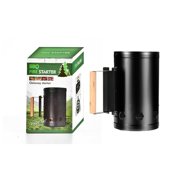 Encendedor de chimenea, encendedor de chimenea de carbón Encendedor de fuego de calor Encendedor de chimenea de carbón de chimenea Robusto y resistente