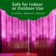 thumbnail image 5 of Cadena de luces TWINGLEHOME, color rosa, 100 L, 6 m, para interiores y exteriores, 5 of 6