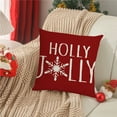 thumbnail image 4 of Antqov Christmas Decorations 2PCS Christmas Pillow Covers Christmas Gnome Throw Pillow Case 18x18" Decorative Red Green White Merry Christmas Cushion Cover for Home Couch Sofa Decor, 4 of 6