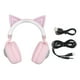 thumbnail image 2 of Auriculares Para Niños, Diadema Ajustable Con Cable, Auriculares Para Niños, Oreja De Gato Para Ordenador Portátil Para La Escuela, 2 of 7