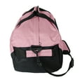 thumbnail image 4 of DALIX 18" Duffle Bag Two-Tone Sports Travel Gym Luggage Bag in Pink, 4 of 4
