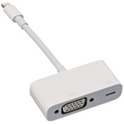 Pour adaptateur Apple Interface vers VGA pour iPhone iPad Couleur: blanc