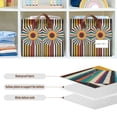 thumbnail image 4 of Yayeee Foldable Storage Basket for Shelves with Handles Waterproof Cloth Bins, Geometric Stripes, 4 of 7