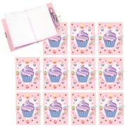 Babalu (12 Pack) Girls Diary with Lock & Key Secret Hardcover Girl's Journal Notebook