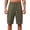 #01 Army Green 【Mix & Match: Stock Up on Everyday Colors】, variant on Men's Casual Linen Cargo Shorts, Trousers, Joggers Elastic Waist Drawstring Relaxed Fit Loose, Quick Dry Breathable Lightweight Multi Pocket, Beach Vacation Gym Workout Hiking