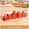 thumbnail image 1 of Adorno navideño de tren de madera/plástico para el hogar, decoración de Feliz Navidad, regalos de Navidad, Noel Natal, Año Nuevo, 2023, 2024, 1 of 4