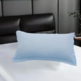 thumbnail image 4 of Blacks&Fridays Cybers&Mondays Latrodar Solid Color Pillowcase Polyester Sleep Pillowcase Good For Elaborately Made ors 18.90x29.13 Inch Sky Blue 12x8 Inch Home Tools, 4 of 5