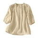 thumbnail image 1 of Vestidos Casuales Para Mujer, Blusas De Mujer De Moda Camisetas sueltas de verano con cuello redondo y manga corta para mujer, 1 of 8