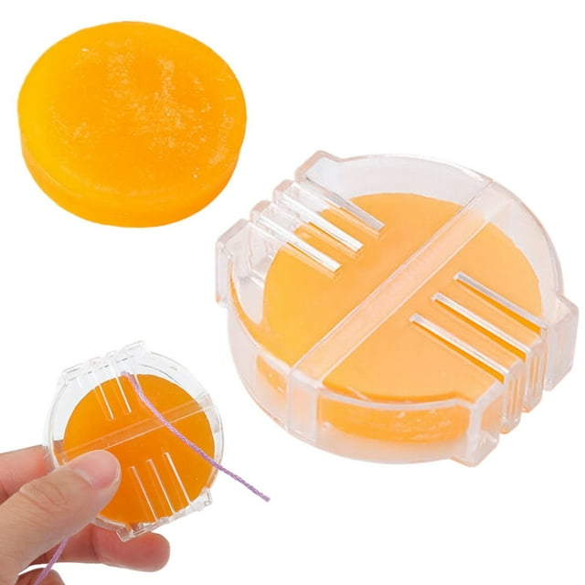 HUASHENG Thread Wax For Embroidery Beeswax Thread Conditioner Sewing Wax For Smooth Stitching Thread Slip For Embroidery And Quilting Knot Thread Wax Handy Craft Sewing Tools